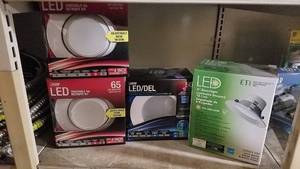 lot 81 image: (4) 4 Dimmable Recessed Light Retrofit Kits