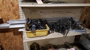 lot 117 image: Huge Lot of MintCraft Rail and Storage Hook System