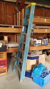 lot 156 image: 8 Fiberglass Step Ladder