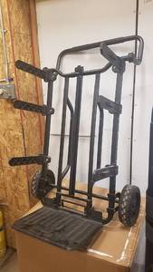 lot 203 image: DeWalt Adjustable Wide Utility Cart - Dolly