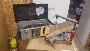 lot 223 image: Miter Box w Saw and Shingle King Tool