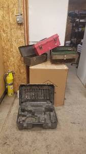 lot 232 image: DeWalt Tool case and More Tool Boxes