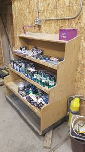 lot 243 image: 4 Tier Rolling Shelf