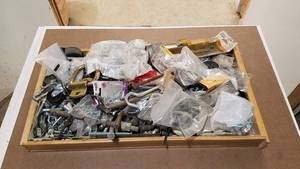 lot 331 image: Large Tray Full of Assorted Hardware
