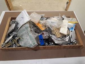 lot 338 image: Large Tray Full of Assorted Hardware