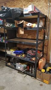 lot 378 image: Steel Shelving Unit