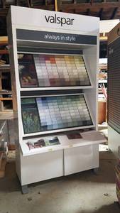 lot 425 image: Valspar Paint Display - Comes Apart in 2 Sections