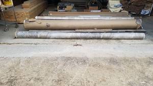 lot 12 image: 12 Long Roll of Linoleum Flooring - Approx. 56