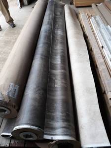 lot 15 image: 12 Long Roll of Linoleum Flooring - Approx. 56