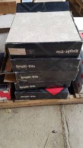 lot 21 image: 5 Cases of 36 - 12 x 12 Vinyl Tile - Knight Tile