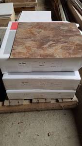lot 22 image: 3 Cases of 36 - 12 x 12 Vinyl Tile - Karndean Tile
