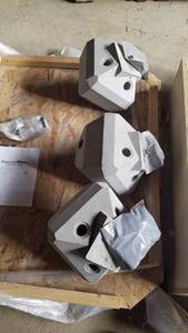 lot 30 image: (3) Diamond Pier Foundation System Blocks - Each Block includes (4) 50 Poles