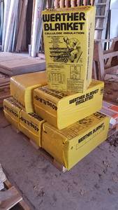 lot 38 image: (6) Package Weather Blanket Cellulose Insulation