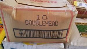 lot 98 image: 50 LB Box 10d Doublehead Nails