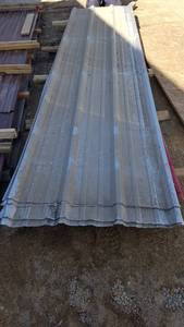 lot 116 image: 8 Sheets Galvanized Pro-Rib Approx. 13 Each