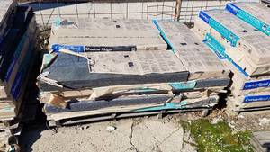 lot 4 image: 19 Bundles Certainteed Landmark Atlantic Blue Shingles  1 Packs of Ridge