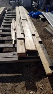 lot 153 image: Large Lot of Pine Boards 1x12 , 1x10 , 1x8 and More