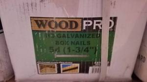 lot 96 image: 50 LB Hot Dipped Galvanized Roofing Nails 1-34 (5d)