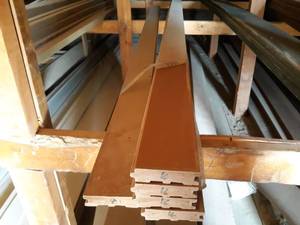 lot 157 image: Lot of 3 Composite Tongue and Groove Decking