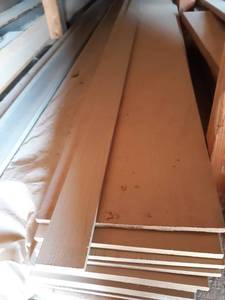lot 161 image: Large Lot of Composite Grey Fascia Boards 11-34 Wide