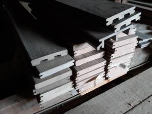 lot 162 image: Large Lot of Misc. Composite Hidden Fastener Decking