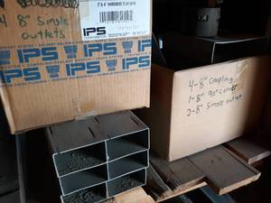 lot 168 image: Inventory of Certainteed Form-a-Drain 8 Couplers and Forma Planks