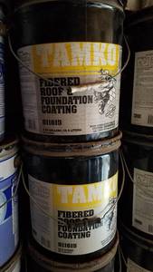 lot 199 image: (2) 5 Gallon Buckets of Fibered RoofFoundation Coating