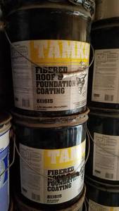 lot 202 image: (2) 5 Gallon Buckets of Fibered RoofFoundation Coating