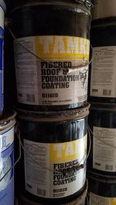 lot 203 image: (2) 5 Gallon Buckets of Fibered RoofFoundation Coating