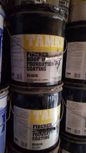 lot 205 image: (2) 5 Gallon Buckets of Fibered RoofFoundation Coating