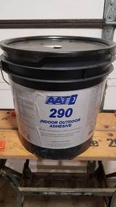 lot 234 image: Partial 4 Gallon AAT 290 Indoor and Outdoor Adhesive