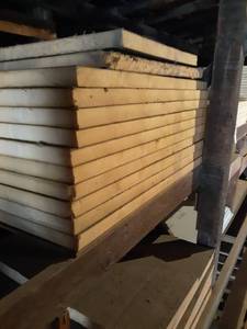 lot 245 image: (9) 4 x 8 x 2 Rubber Roofing Insulation Sheets  More Partial Pieces, Some Sloped