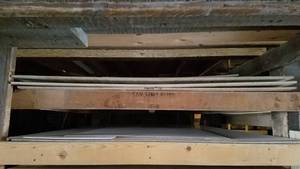 lot 265 image: (3) 38 Plywood - One says Cedar