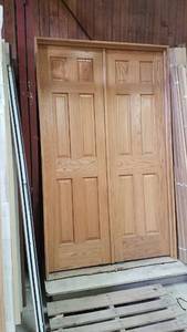 lot 370 image: French Doors in Casing - 48 x 81