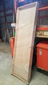 lot 374 image: Bayer Hollow Core Closet Door w Casing 23 x 81
