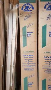lot 378 image: 2-Door Bi-Fold Door Kit - OAK