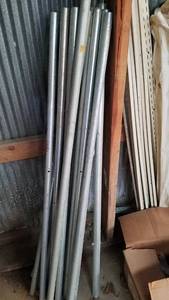 lot 330 image: Large Bundle of Approx. 20 Galvanized Poles
