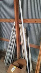 lot 331 image: Large Lot of Dual Track Wall Shelving and Brackets