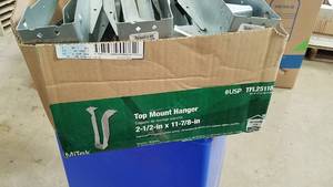 lot 412 image: Case of 2x12 Top Mount Hangers