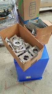 lot 418 image: Cast Aluminum 4x4 Post Mounts  Misc Brackets