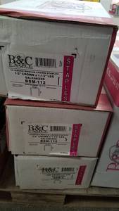 lot 419 image: (3) Cases Eagle Galvanized Medium Crown 16 Gauge Staples