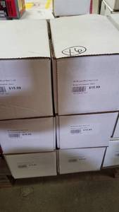 lot 433 image: (6) 5 LB Boxes of Ringed Roof Nails w Neoprene Washers