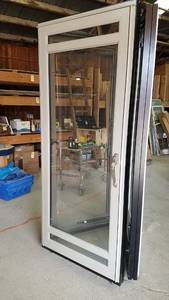lot 439 image: Display 32 Glass Storm Door Complete w Handle and Closer