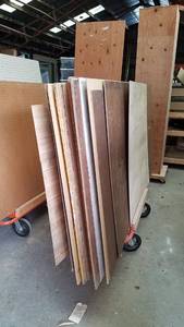lot 451 image: Huge Lot of Assorted Sheets of Wood - OSB - Siding - Plywood and More