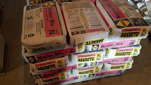 lot 510 image: (10) 60 LB Sakrete Type N Mortar Mix