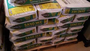lot 515 image: (10) 60 LB Sakrete Sand Mix - Topping and Bedding Mix