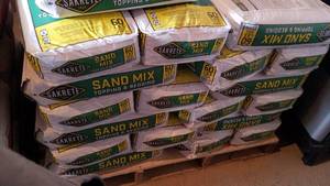 lot 516 image: (10) 60 LB Sakrete Sand Mix - Topping and Bedding Mix