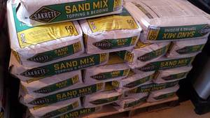 lot 517 image: (10) 60 LB Sakrete Sand Mix - Topping and Bedding Mix