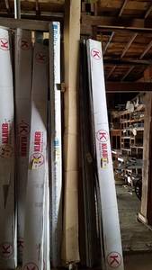 lot 540 image: 8 White Drip Edge 12  Long  (27) 10 White