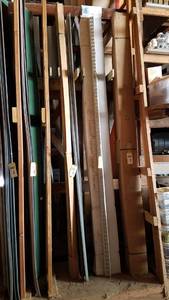 lot 552 image: (11) White Steel Vented Drip Edge